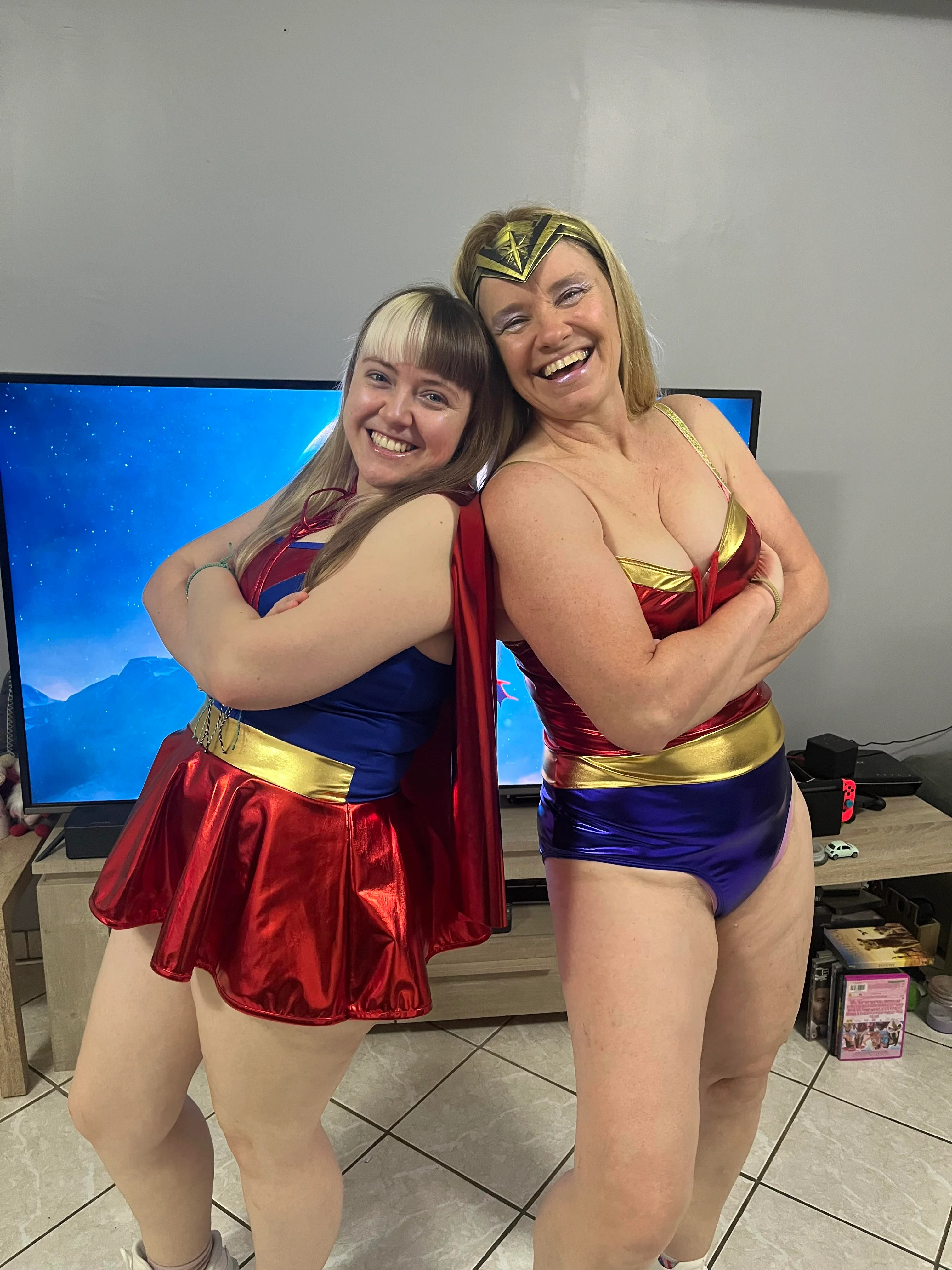 Supergirl and Wonder Woman… by Lucy and Jessica picture 2 of 3