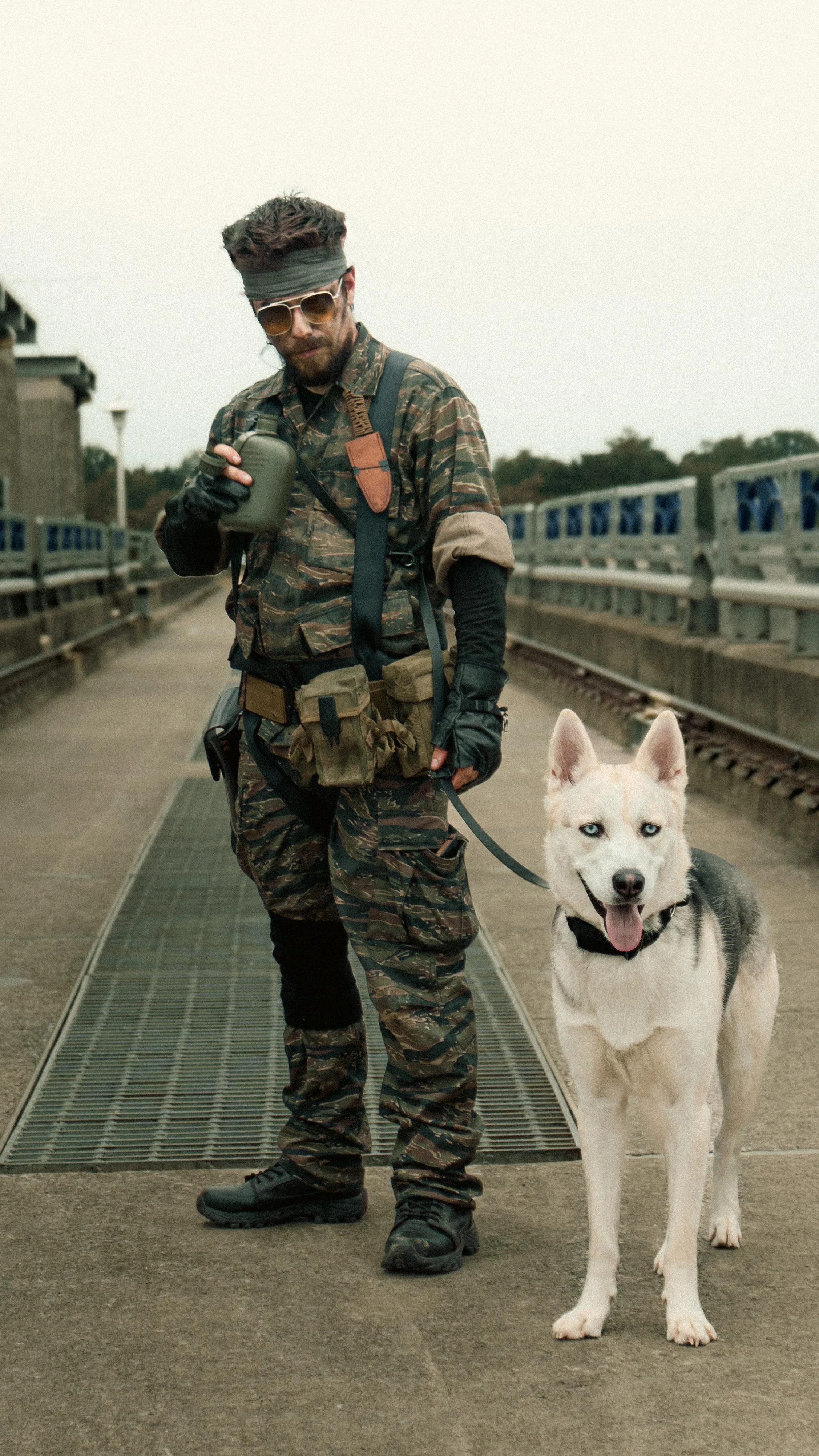 My big boss ( mgs 3 style ) with D.D cosplay picture 1 of 5