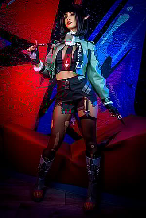 Jane Doe from Zenless Zone Zero by Aery Tiefling [OC]'