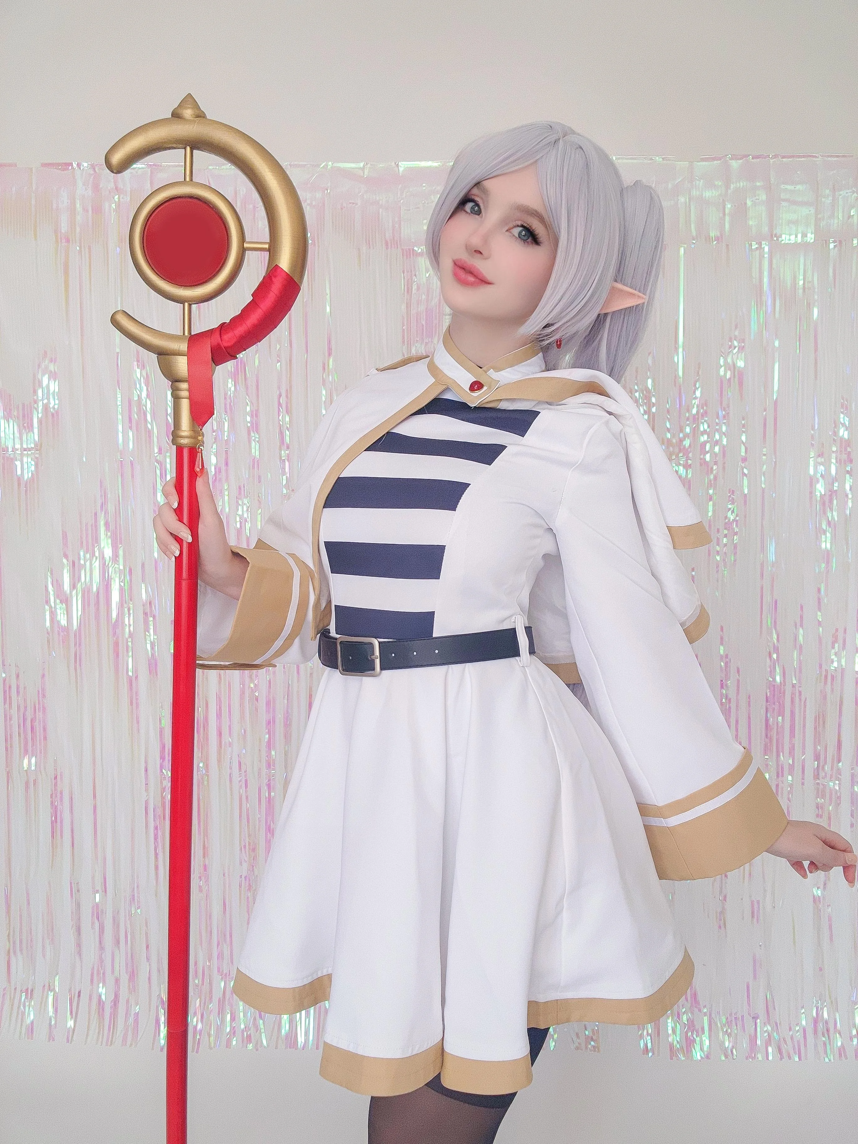 Frieren cosplay by me, (Evie Lee Mikomin) picture 1 of 1