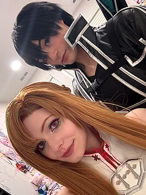 Kirito and Asuna, Sword Art Online (dragonfeather.cos)'