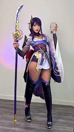 my Raiden Shogun Cosplay (strawbunnix)'