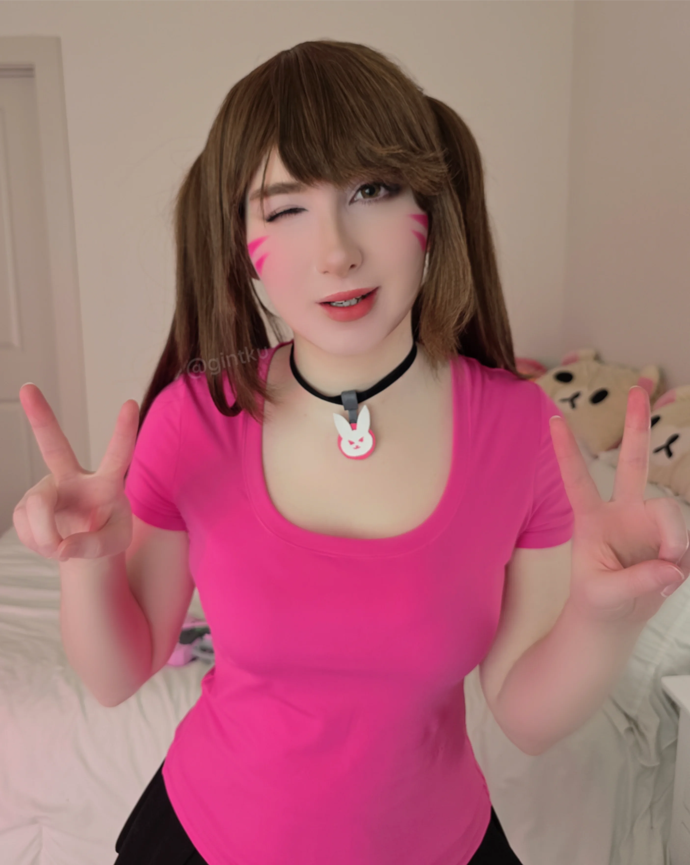 Dva Stadium Showdown Cosplay by gintkunya picture 1 of 1