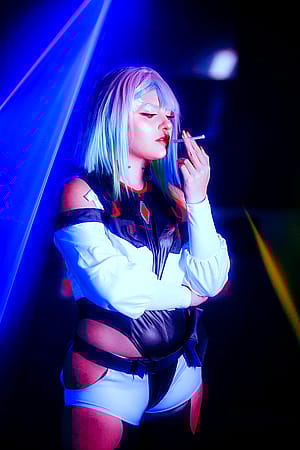 Lucy from cyberpunk edge runners - by sasamecosplay'