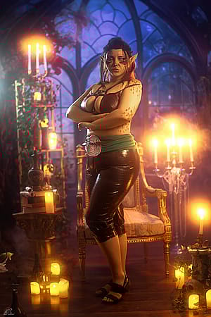 Lae'zel from Baldur's Gate 3 by nessy.fox'