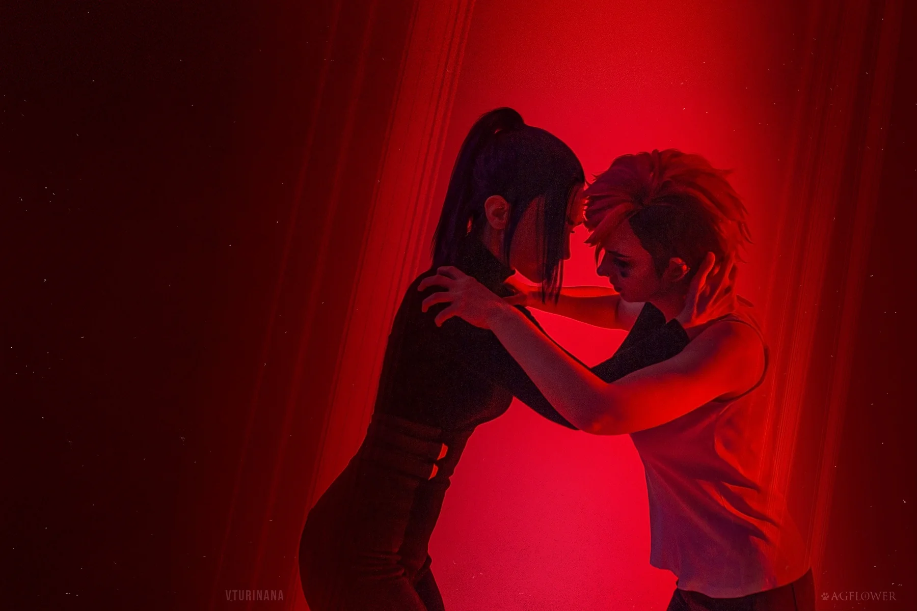 Vi and Caitlyn from Arcane by AGflower and Vturinana picture 3 of 3
