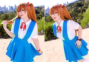 Asuka, from Neon Genesis Evangelion (by lynxicat)'