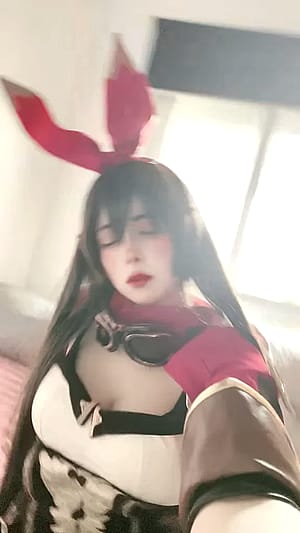 Amber cosplay (Genshin impact) by Hathcos'