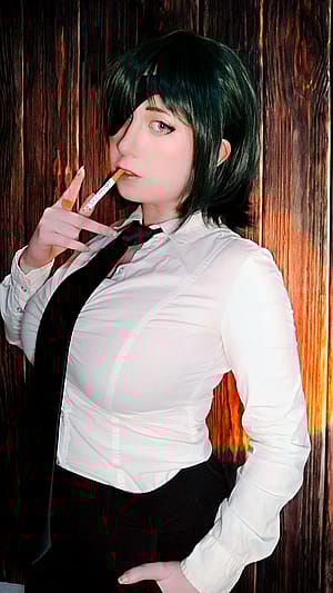 Himeno from Chainsaw Man by Usatame'