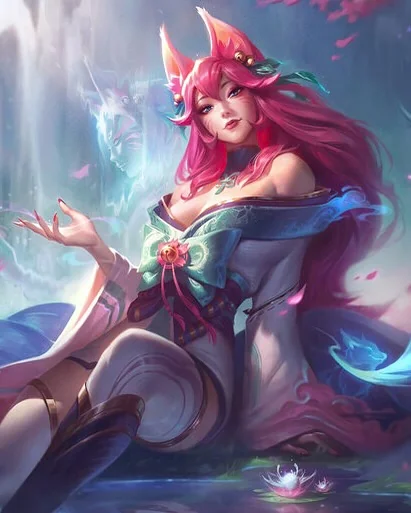 Spirit Blossom Ahri (League of Legends) [fairygee] picture 4 of 4