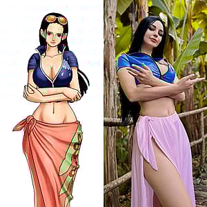 Nico Robin by me (Kanra_cosplay)'