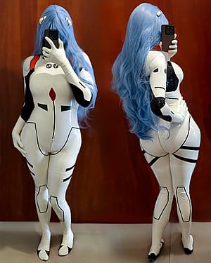 Latex Rei Ayanami Cosplay [ne0nixx]'