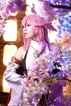 Yae Miko from Genshin Impact by Yuna Kairi'
