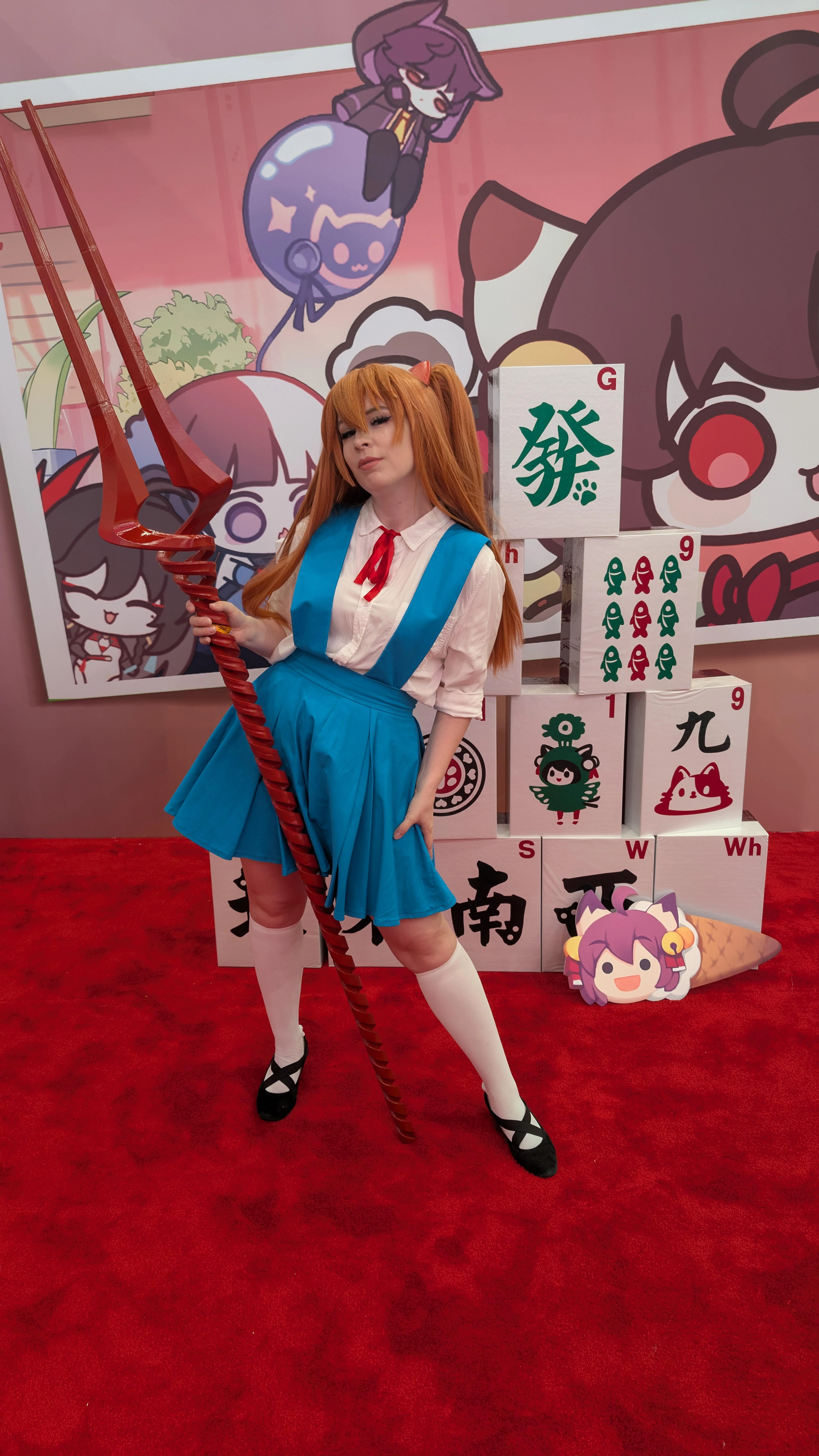 Asuka, from Neon Genesis Evangelion (at Anime Expo) - by lynxicat picture 1 of 2
