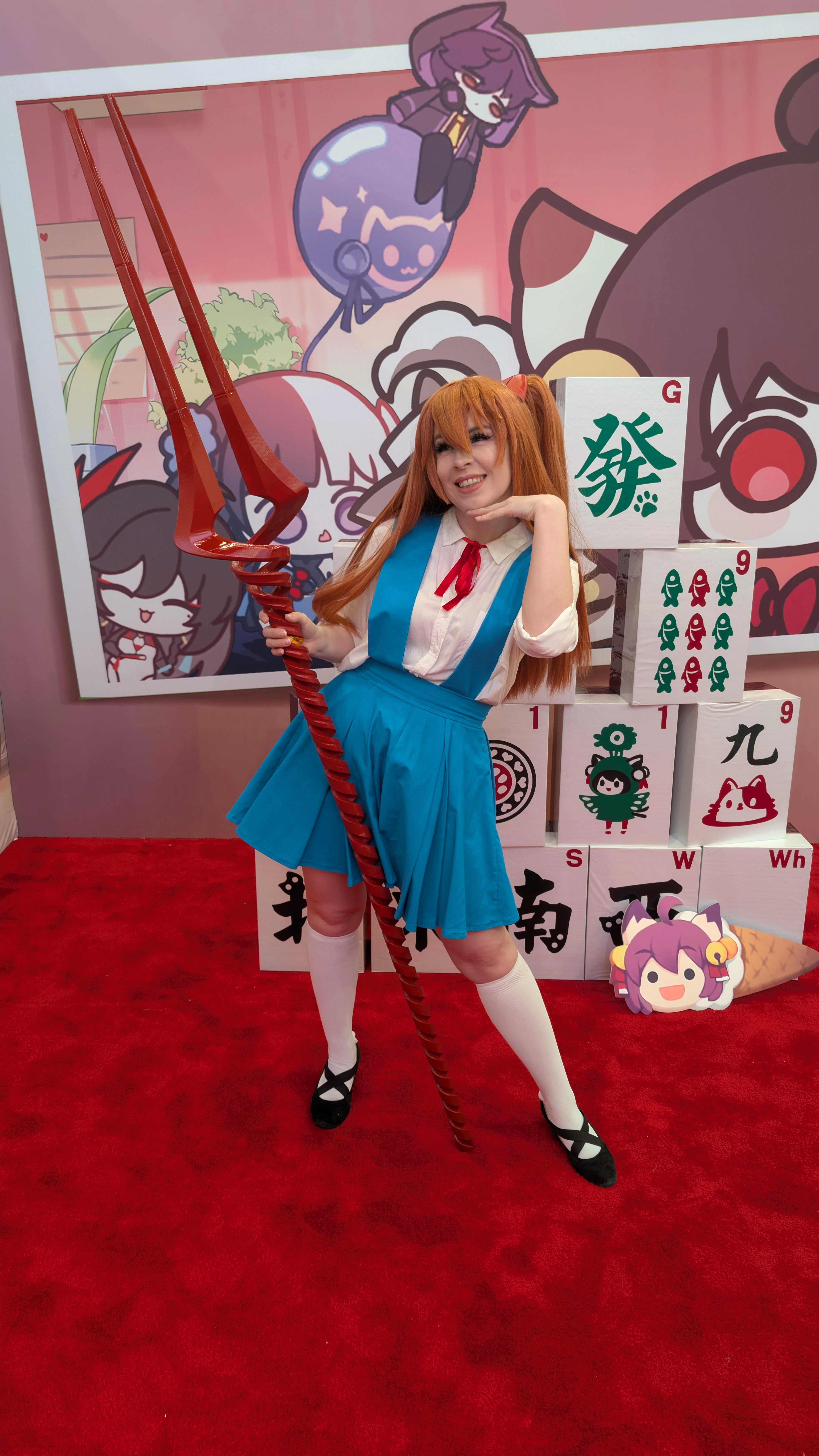 Asuka, from Neon Genesis Evangelion (at Anime Expo) - by lynxicat picture 2 of 2