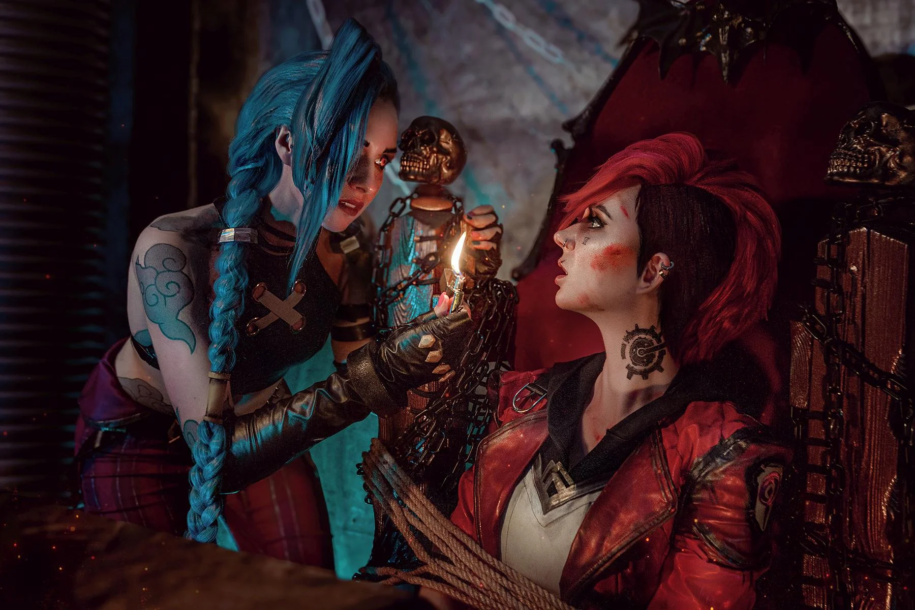 Vi and Jinx from Arcane by AGflower and Yuffie picture 1 of 1