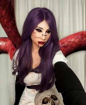 Rize and Kaneki cosplay by Marukeehl'