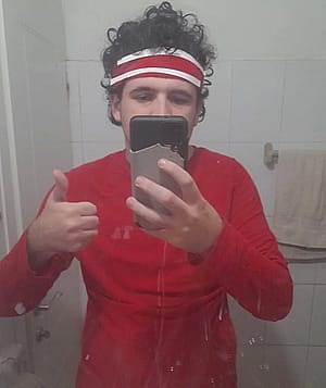 My beginner Tyler cosplay from Total Drama!'