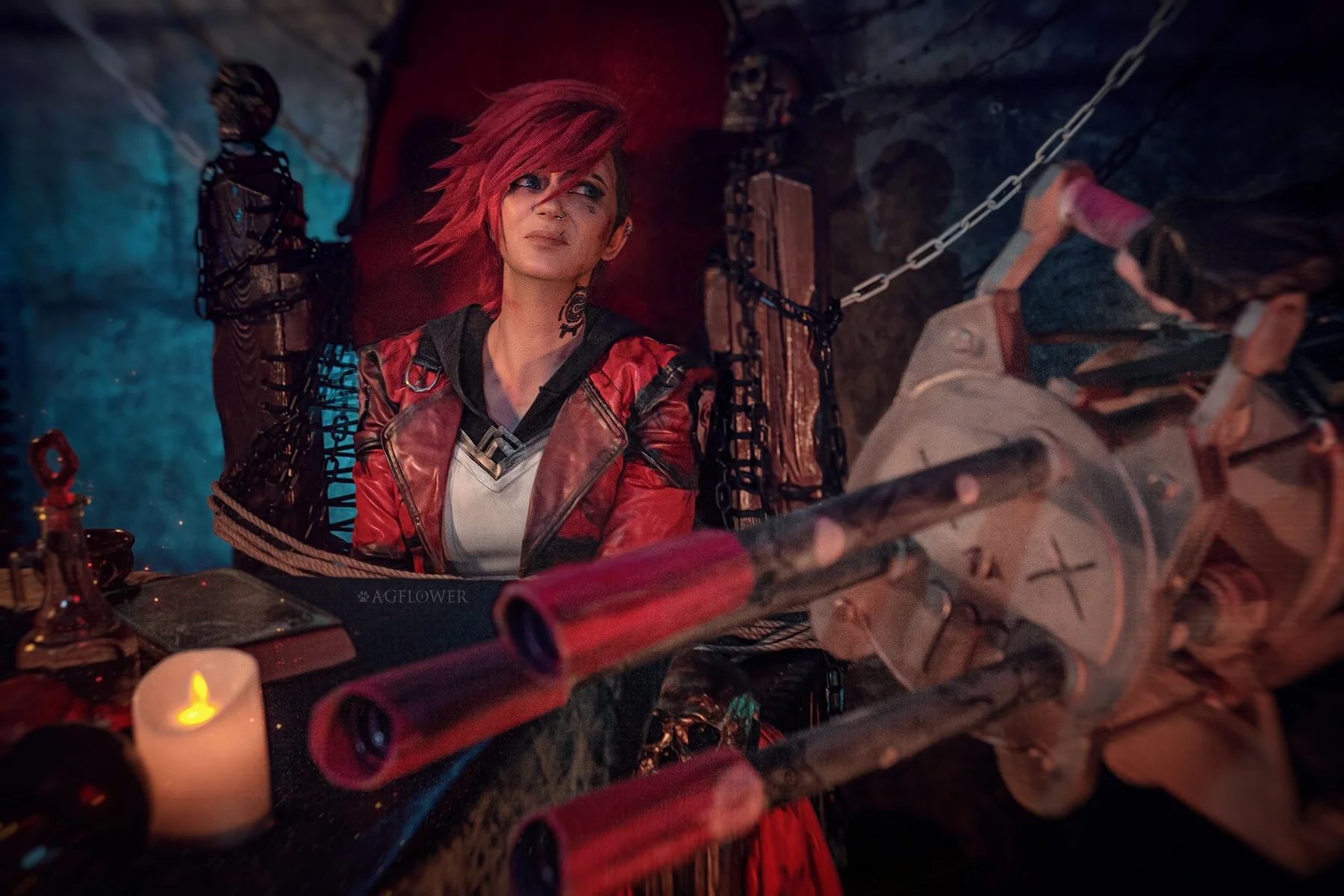 Vi and Caitlyn from Arcane by AGflower and Vturinana picture 1 of 3