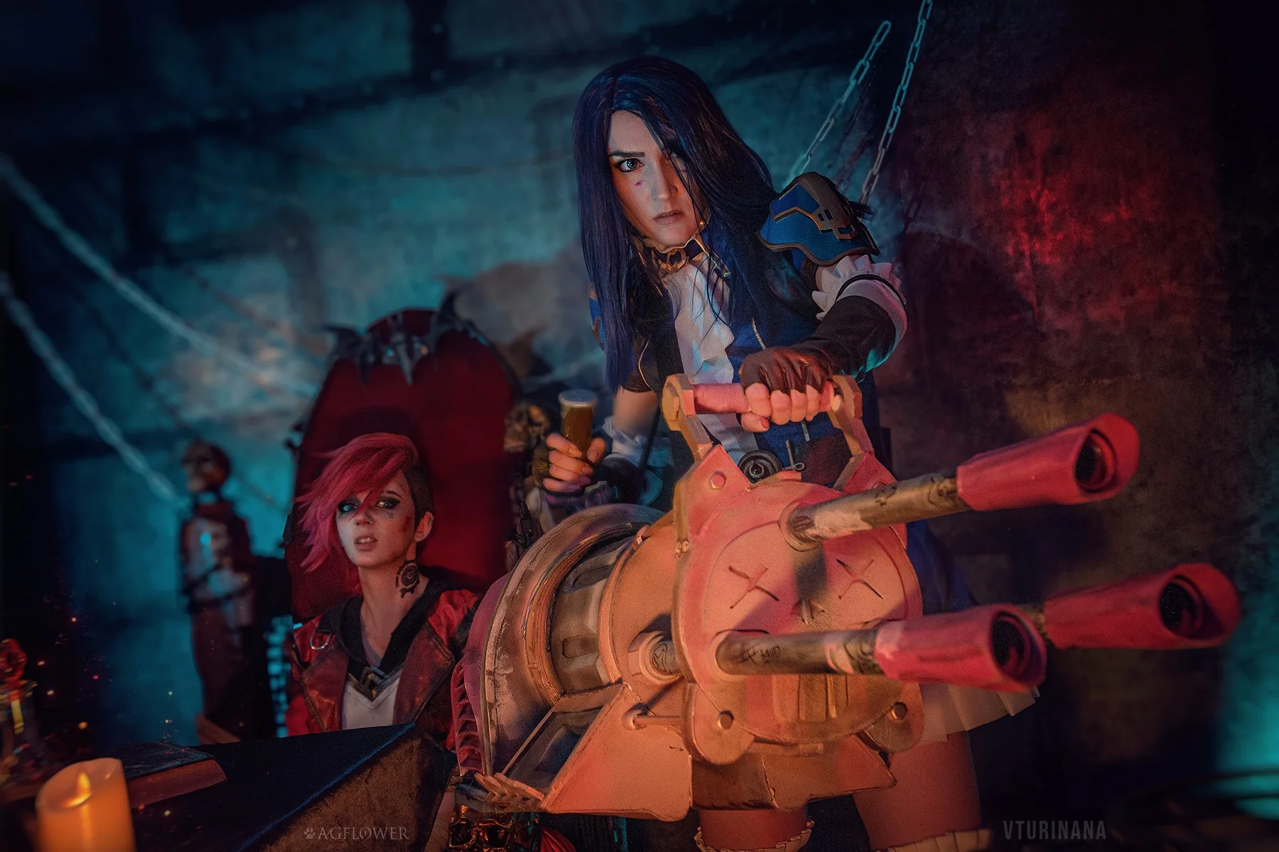 Vi and Caitlyn from Arcane by AGflower and Vturinana picture 2 of 3