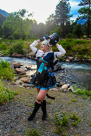 Lynette from Genshin Impact by Mddemo'