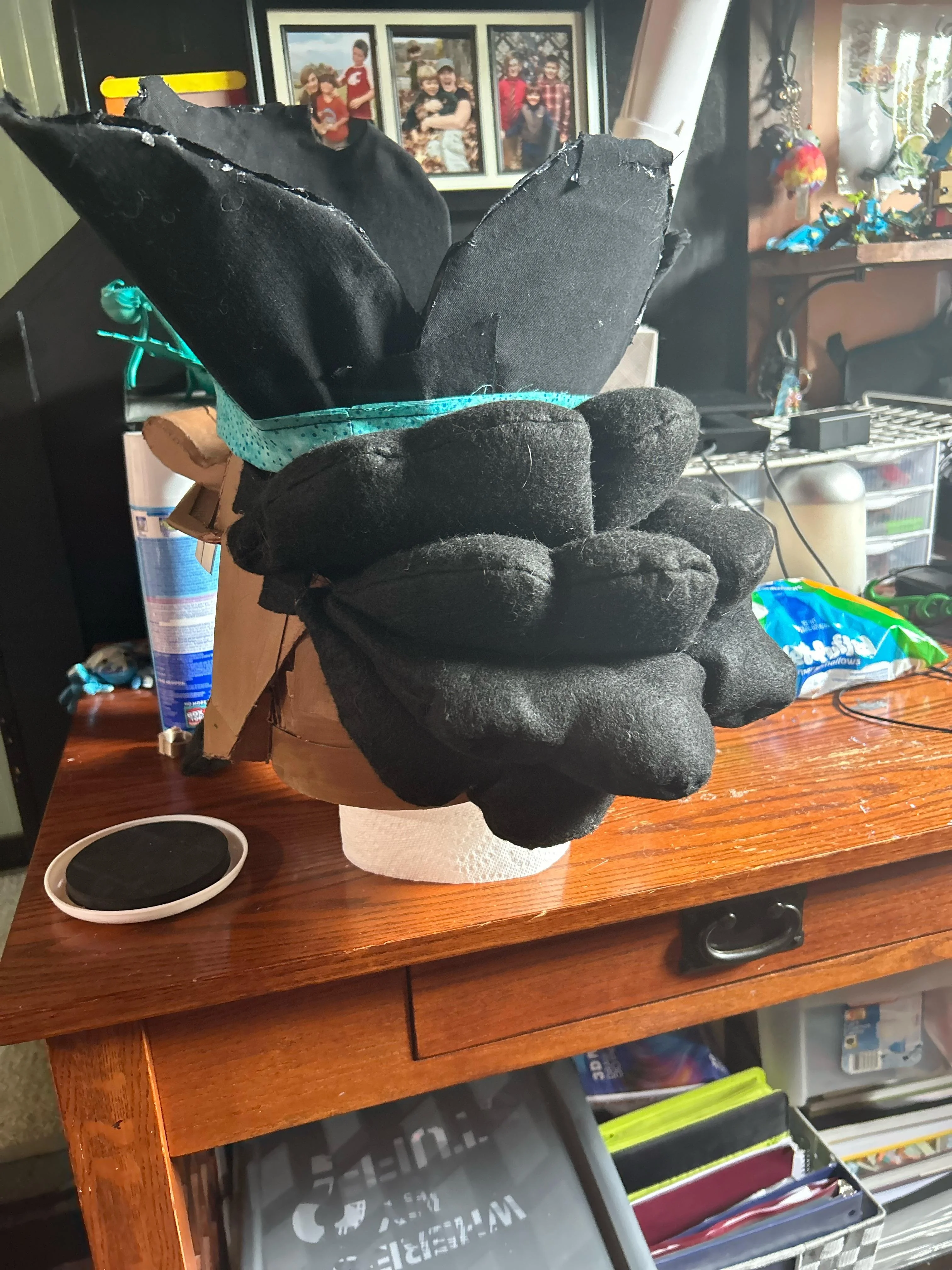 Blackbeard (one piece) and Jrs Bonnie (FNAF Jrs), Halloween costumes for my bro and I picture 4 of 4