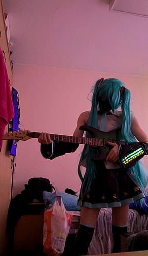 Tryed Hatsune Miku cosplay by me (chockygeng)'