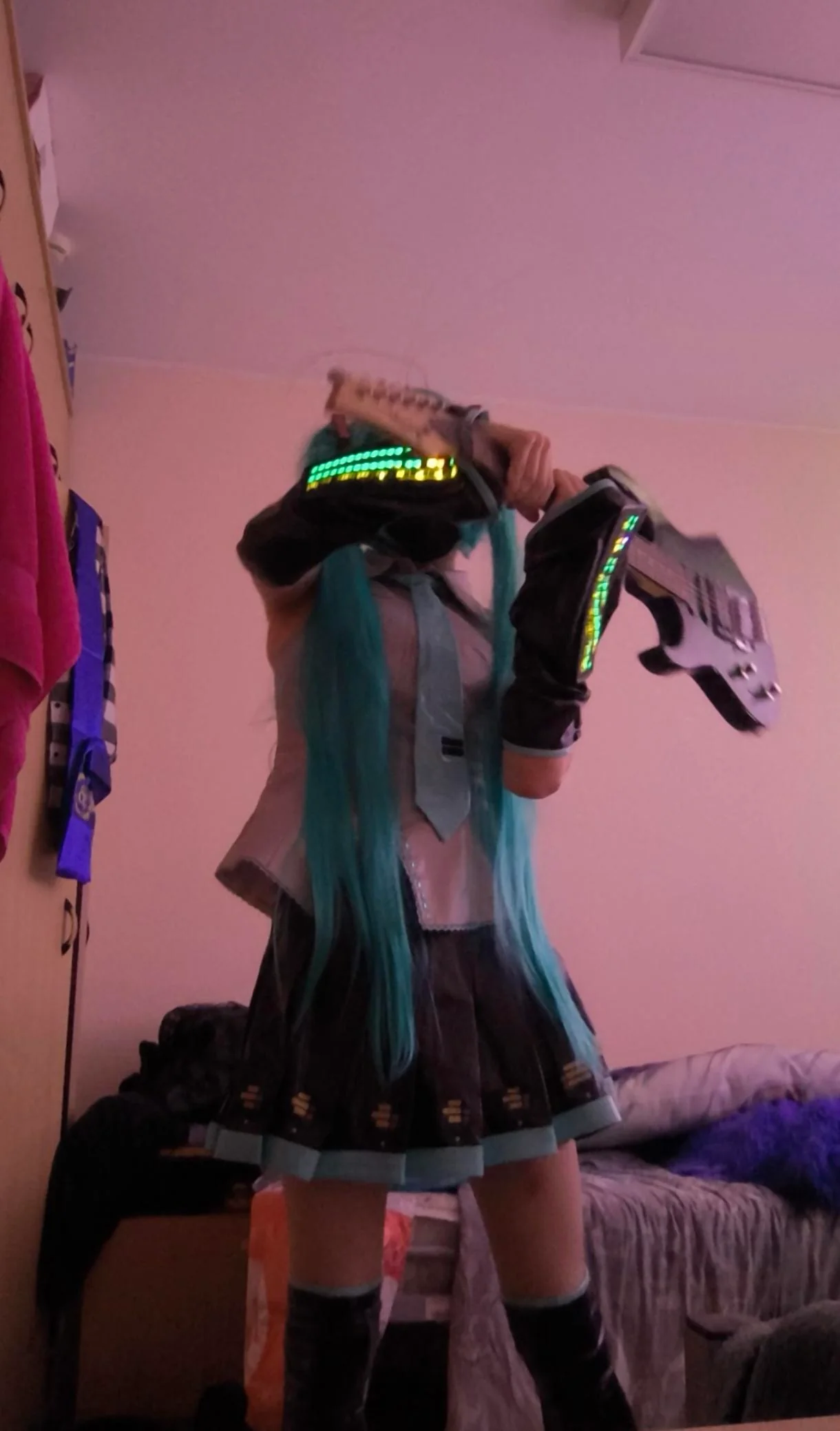 Tryed Hatsune Miku cosplay by me (chockygeng) picture 2 of 3