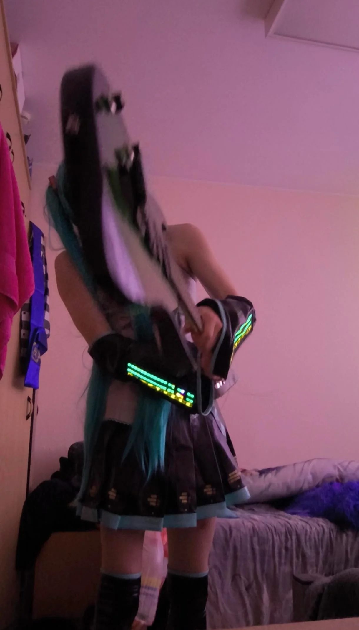 Tryed Hatsune Miku cosplay by me (chockygeng) picture 3 of 3
