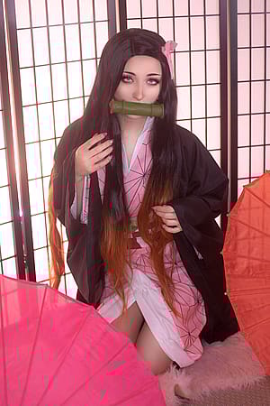 Kawaii Nezuko by me (Shiroktsne)'