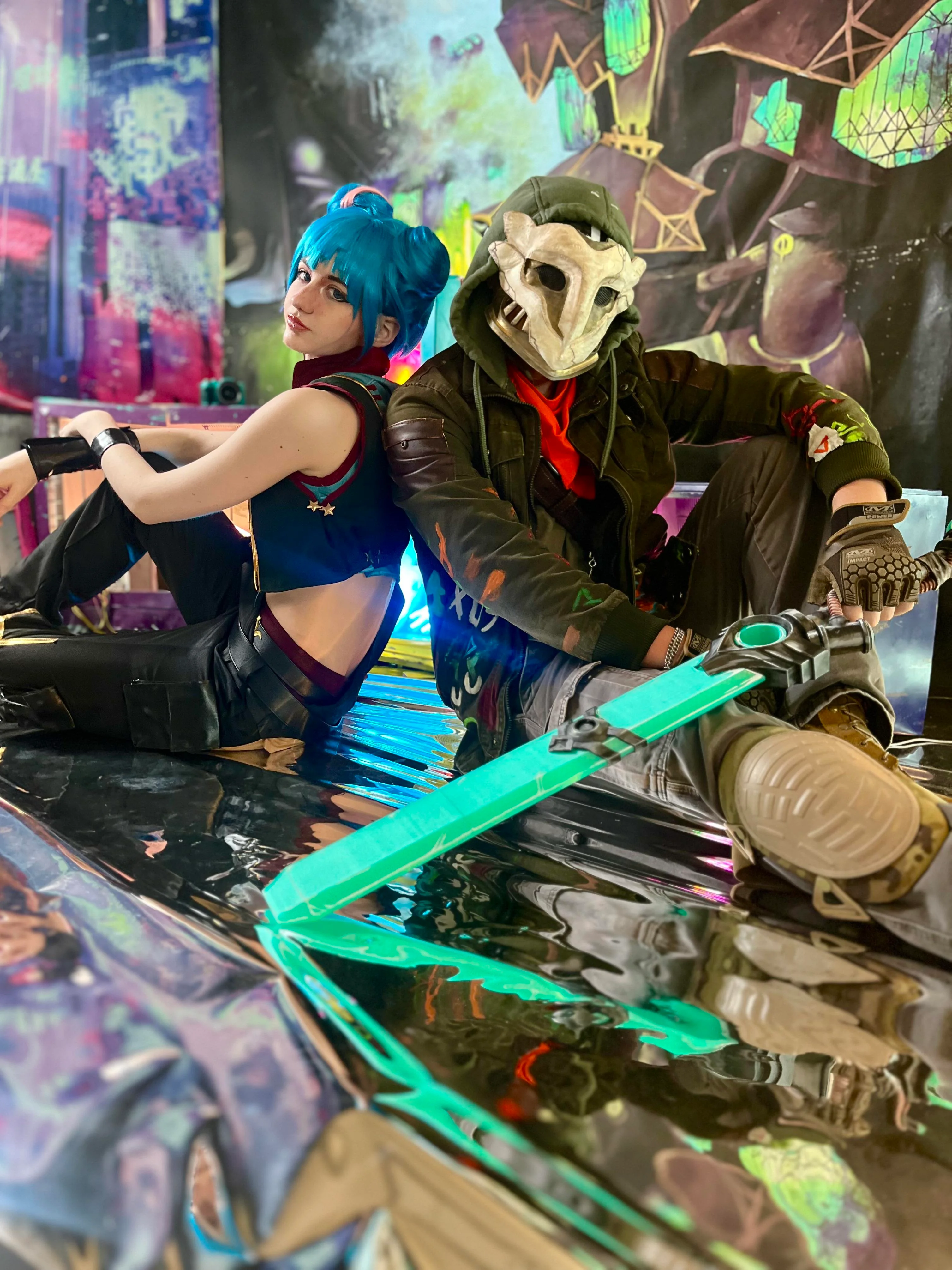 Powder and Ekko from Arcane by Wikkcosplay and bobby_bonsaii picture 1 of 3