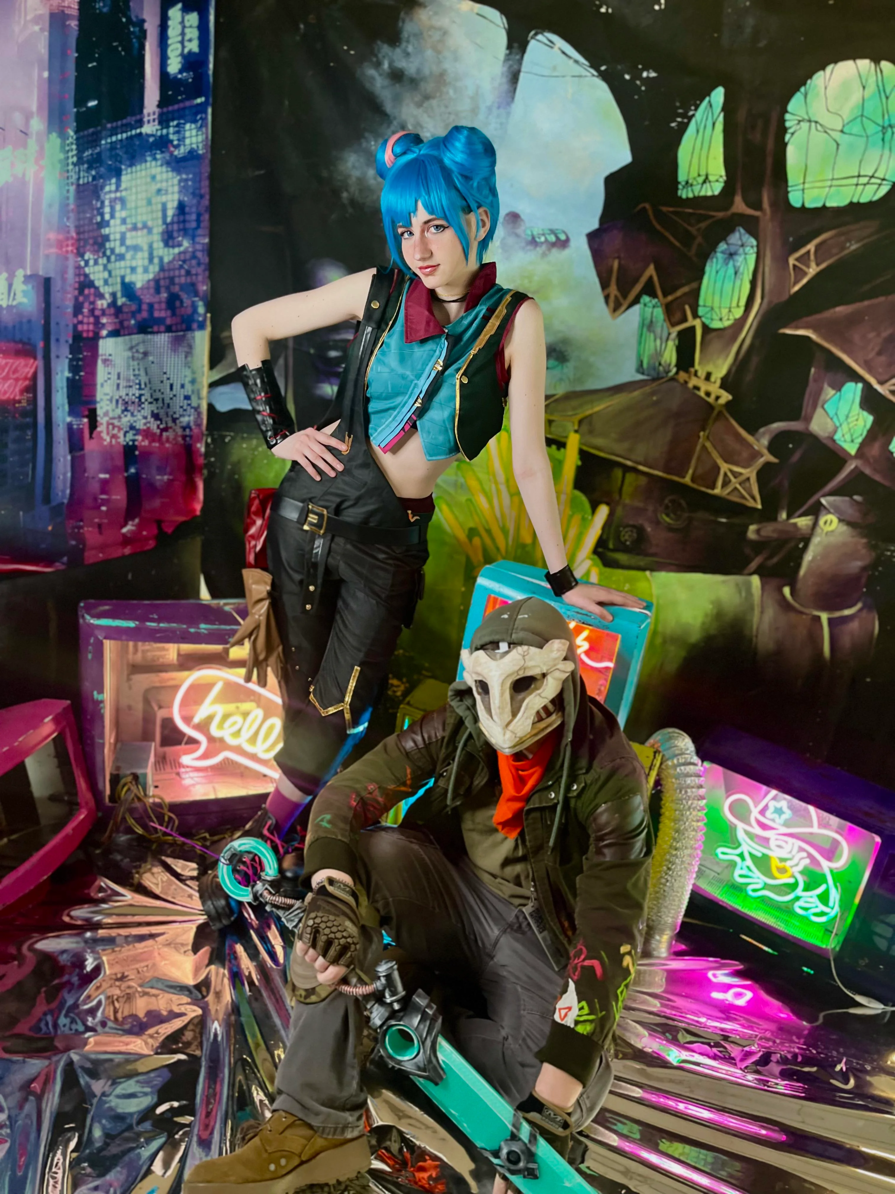 Powder and Ekko from Arcane by Wikkcosplay and bobby_bonsaii picture 2 of 3