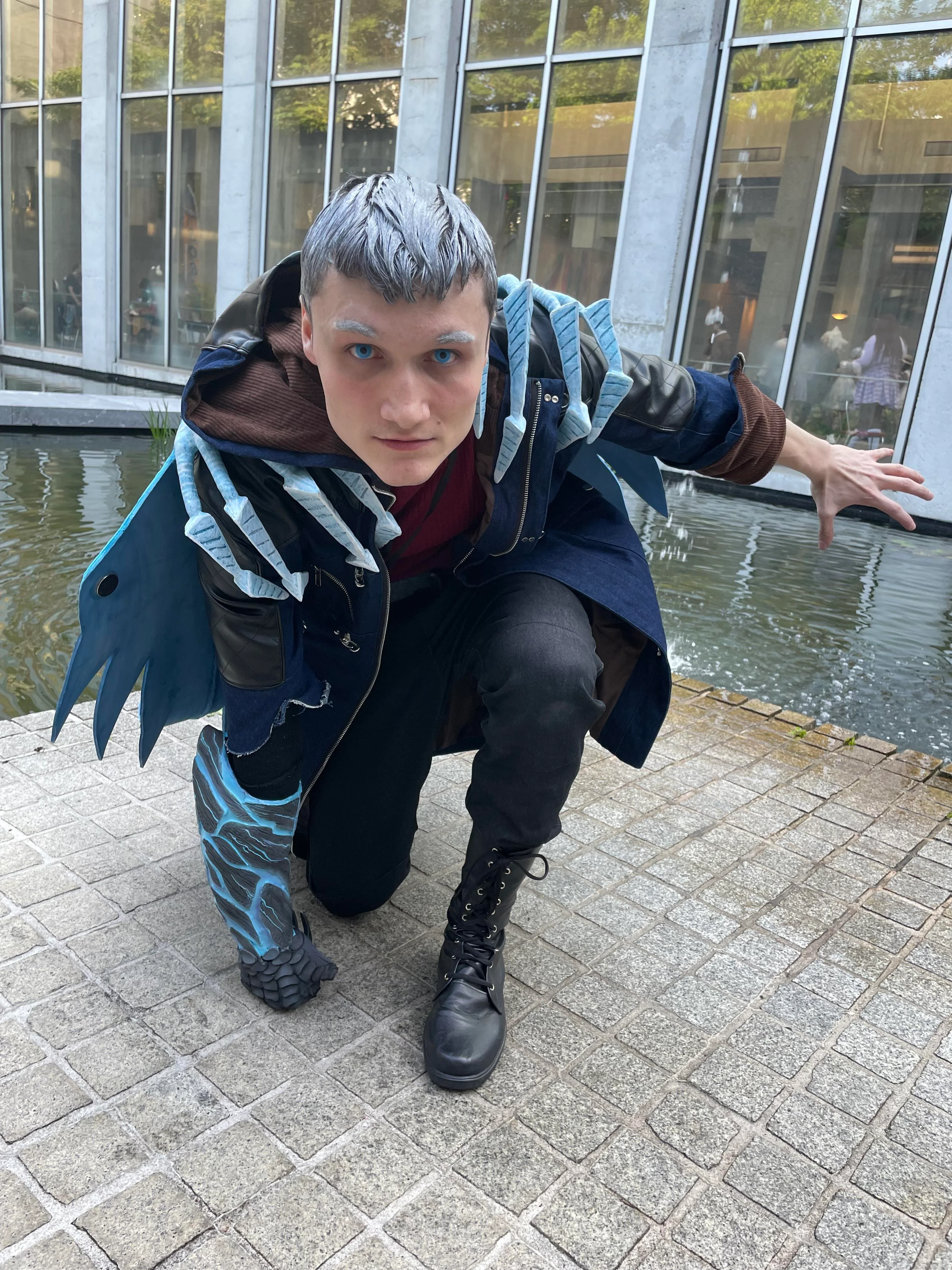 Nero cosplay from Devil May Cry. Cosplayers name whitehairdante_23 picture 1 of 4