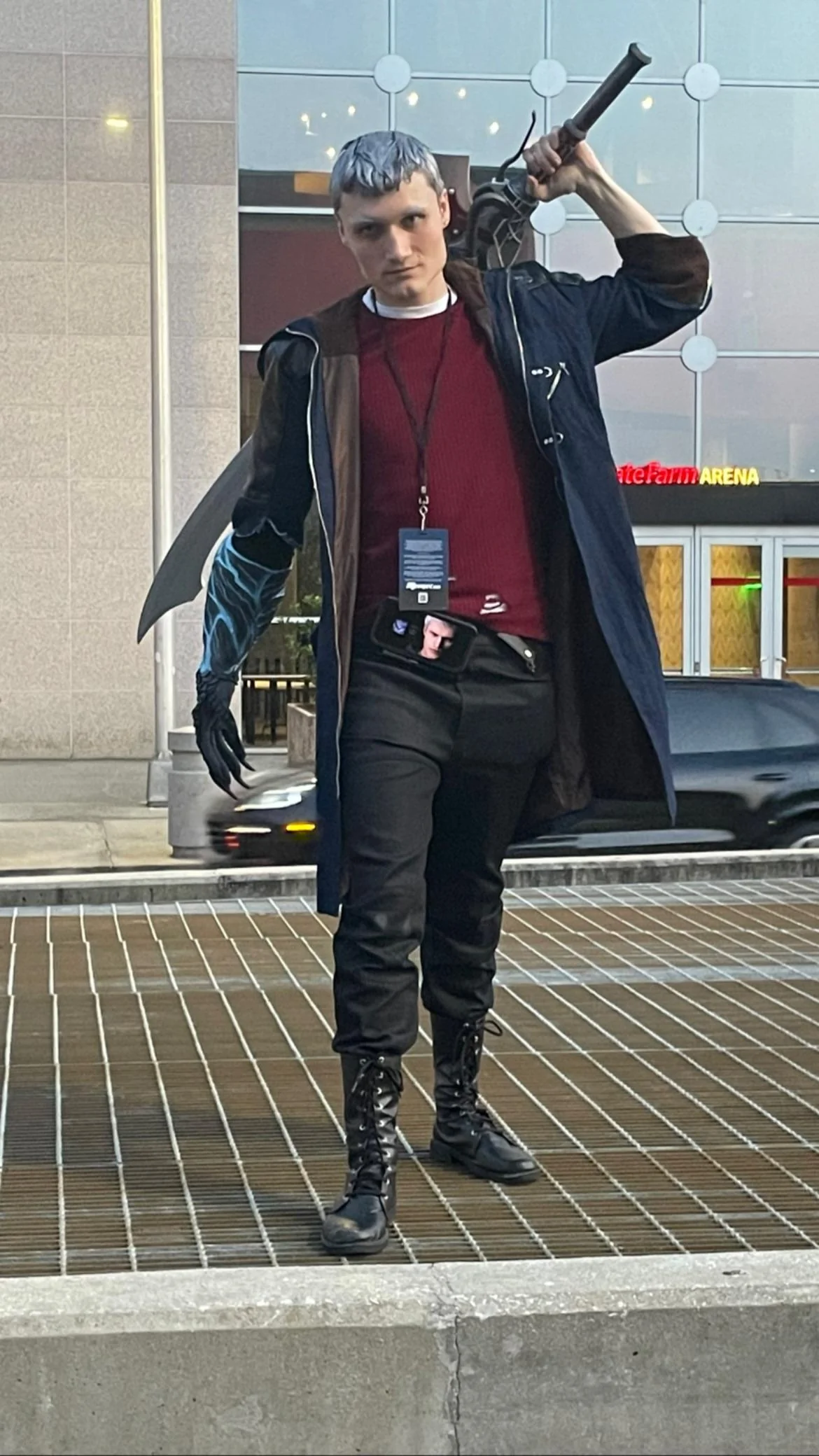 Nero cosplay from Devil May Cry. Cosplayers name whitehairdante_23 picture 3 of 4