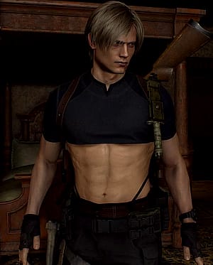 Leon Kennedy, crop top mod - mundi'