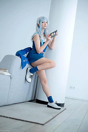 Gawr Gura (hololive) cosplay by Nikohina'