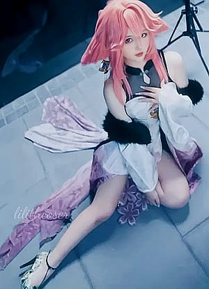 Yae Miko Qipao ver by lilithcoser'