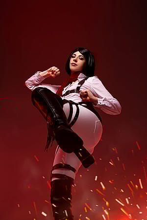 Mikasa from Attack on Titan by Julia7Incredible'