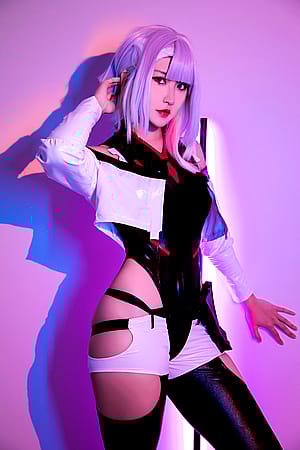 Lucy From Cyber Punk by MissWarmJ'