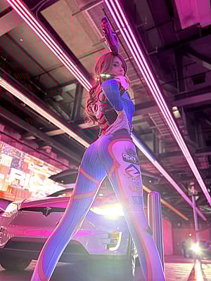 D.va from Overwatch (losercat.cosplay)'