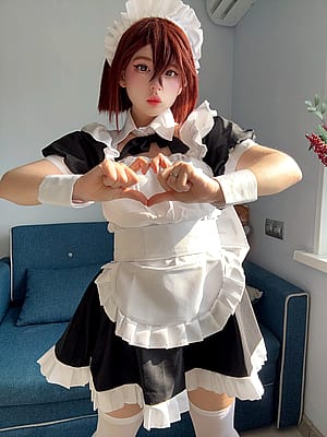 Momo Ayase maid cosplay (puddingu_desu)'