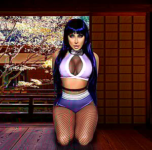 Hinata Hyuga cosplay from Naruto'