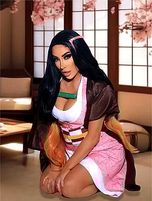 Nezuko Kamado Cosplay from Demon Slayer'
