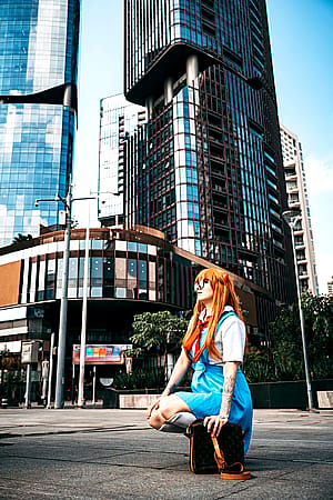 Mi cosplay de asuka :) evangelion (lolaceae sp)'