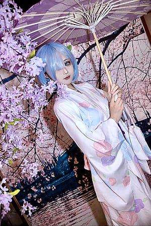 Rem (Yukata Version) from Re:Zero – Cosplay by u/Hot-Oil-635'