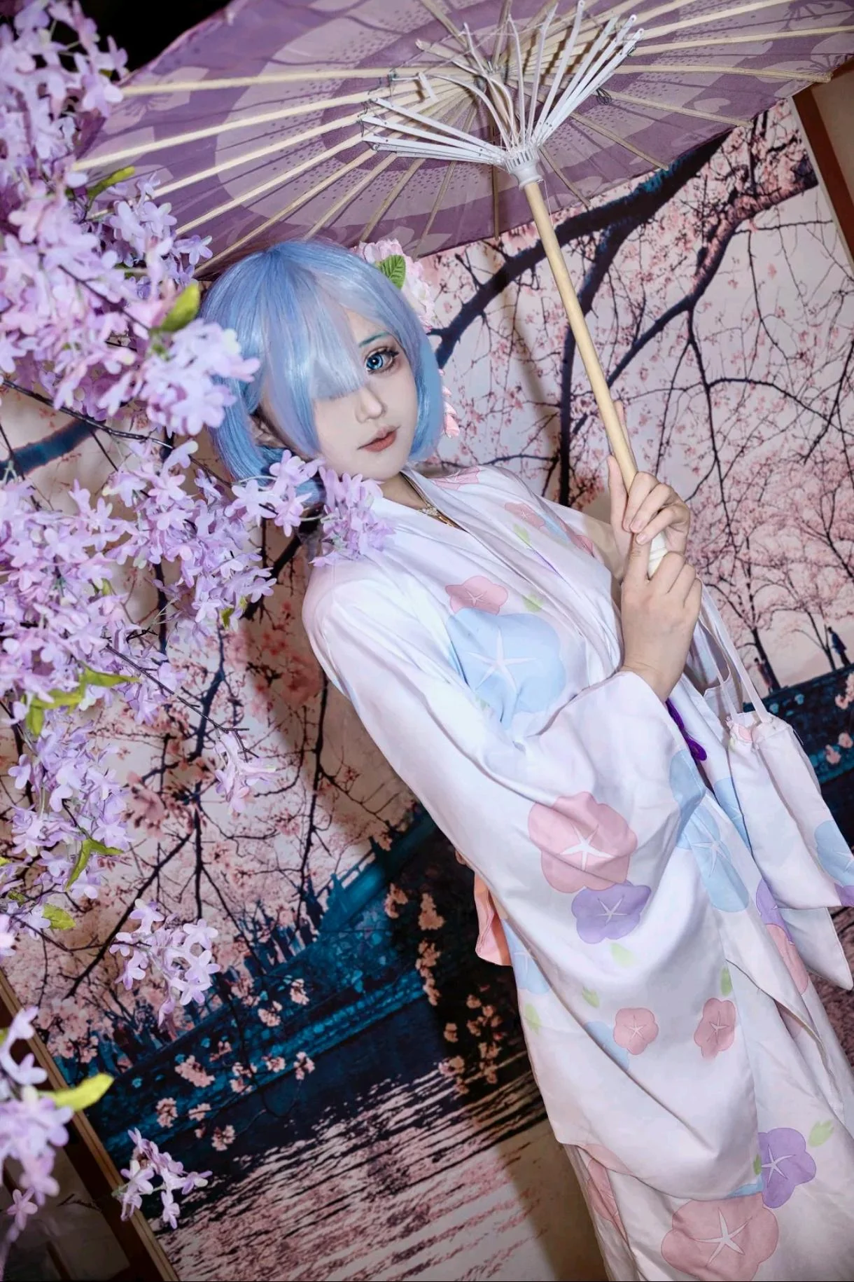 Rem (Yukata Version) from Re:Zero – Cosplay by u/Hot-Oil-635 picture 1 of 3