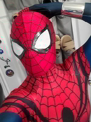 Anyone up for the ol' daughter of the webhead? I'm game. (Spider-Girl Mayday Parker by PinkPoncho3)'