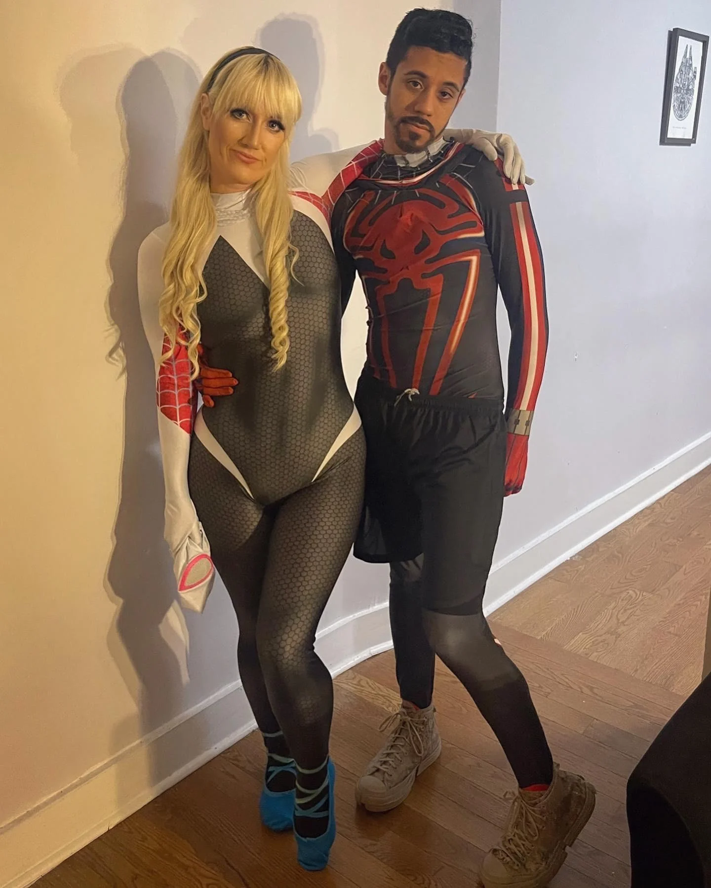 My partner and I as spider Gwen and 2099 Miles Morales picture 2 of 4