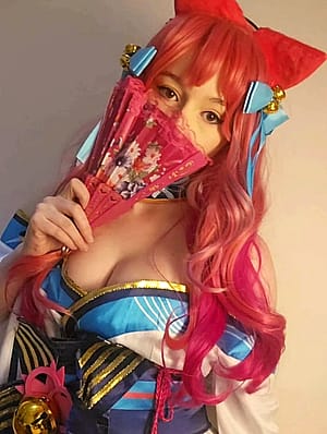 Ahri from league of legends by Nephy_oce'