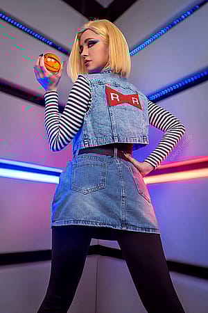 Android 18 from Dragonball Z by Aery Tiefling [OC]'
